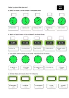 Vorschau - Stationenlernen - Telling the time (4 Arbeitsblätter + Mediation) - Uhrzeit Englisch #edukilights22 - Seite 3
