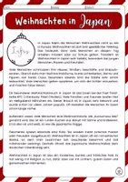 Vorschau - Arbeitsblätter - Weihnachten in aller Welt - Sachtexte und Aufgaben zu Weihnachten in unterschiedlichen Ländern - Leseförderung - Lesekompetenz stärken in der Adventszeit - Weihnachtsfeste auf der ganzen Welt kennenlernen (Materialpaket) - Seite 3