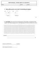 Vorschau - Klassenarbeiten - Mathearbeit Jahrgang 5: Schriftlich addieren und subtrahieren - Seite 3