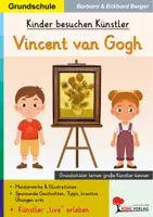 Vorschau - Arbeitsblätter - Vincent van Gogh für Kinder | Sonnenblumen, Sternennacht, Selbstporträt, Künstler, Malen, Meisterwerke | Kunst Grundschule Klasse 1-4 Farbdruck - Deckblatt