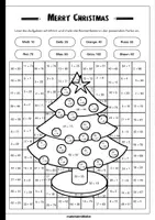Vorschau - Arbeitsblätter - Mathebilder - Weihnachten Edition (Grundrechenarten) - Seite 2