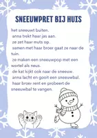 Voorbeeld - Leesteksten en flitskaarten thema winter M3 - Pagina 1