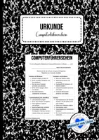 Vorschau - Anderer Materialtyp - Computerführerschein - Urkunde - Deckblatt