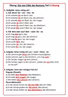 Vorschau - Arbeitsblätter - Materialpaket (DaZ: Die vier Fälle des Nomens üben) - Seite 3