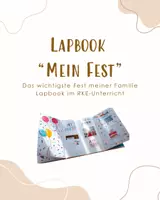 Vorschau - Unterrichtsreihen - Lapbook - mein wichtigstes Familienfest - Deckblatt