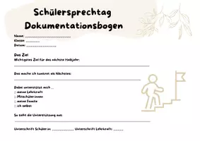 Vorschau - Arbeitsblätter - Schülersprechtag - Einzelgespräche mit Selbstreflexion - Seite 2