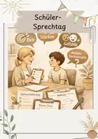 Vorschau - Arbeitsblätter - Schülersprechtag - Einzelgespräche mit Selbstreflexion - Deckblatt