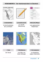 Vorschau - Arbeitsblätter - Topografie NORDAMERIKA - Seite 1