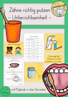 Vorschau - Stundenentwürfe - KAI-Technik Zähne richtig putzen Unterrichtseinheit - Deckblatt