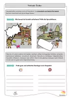 Vorschau - Unterrichtsreihen - Freunde finden: Arbeitsblatt und Bildkarten - Seite 2