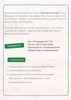 Vorschau - Arbeitsblätter - Legespiel Binomische Formeln - Seite 1