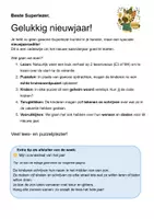 Voorbeeld - Technisch en begrijpend lezen: superlezer - Nieuwjaarseditie - Voorblad