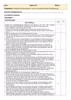 Vorschau - Klassenarbeiten - Klausur Erpenbeck Heimsuchung Textanalyse Schriftstellerin - Seite 1