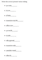 Aperçu - Autre type de ressources - Let’s Practice Spanish -ER & -IR Verbs! (1) - Page 3