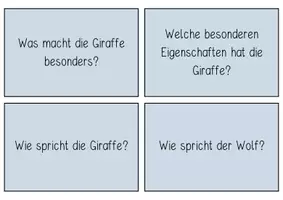 Vorschau - Arbeitsblätter - Stop & Swap Giraffensprache (Marktplatz Methode) - Seite 3