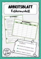 Vorschau - Arbeitsblätter - FELDERMODELL - Mini-Paket - Seite 1