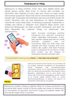 Vorschau - Arbeitsblätter - Datenspuren im Alltag: Datenschutz, Medienkompetenz & digitale Spuren - Seite 1