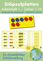 Vorschau - Arbeitsblätter - Stöpselplatte – Arbeitsheft Teil 1, Zahlenraum und Menge 1-5 bzw. 1-10 - Deckblatt