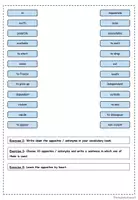 Vorschau - Arbeitsblätter - Materialpaket: Synonyms / Opposites & Antonyms (Englisch) - Seite 2