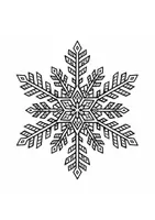 Vorschau - Mal- und Bastelvorlagen - Schneeflocken - Ausmalbilder für den Winter - Seite 3