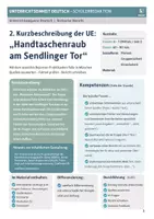 Vorschau - Unterrichtsreihen - Bericht schreiben - Klasse 6 / Klasse 7 - Handtaschenraub mit Video/Audio-Zeugen - Seite 2