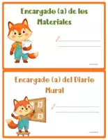 Vista previa - Refuerzo / NEE / Materiales de apoyo - ROLES DEL AULA – ORGANIZACIÓN VISUAL - página 2