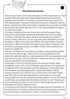 zapowiedź - American Dream - Rozumienie tekstu czytanego na temat amerykański - strona 1