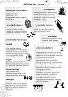 Vorschau - Arbeitsblätter - Vokabelliste-Horroradjektive - Seite 2