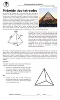 Vista previa - Manualidades / Dibujos para colorear - 2. rompecabezas tridimencional- Pirámide tipo tetraedro - Portada
