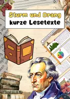 Vorschau - Merkblätter - Sturm und Drang kurze Lesetexte - Deckblatt