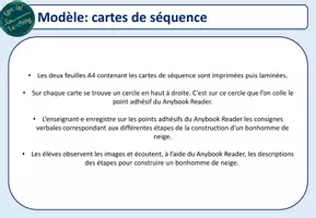 Aperçu - Jeux - Hiver: Cartes de séquence - Construire un bonhomme de neige - Page 2