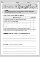 Vorschau - Arbeitsblätter - Silvester in Deutschland - Sachtext über deutsche Traditionen / Bräuche zu Silvester und Neujahr - Lesekompetenz stärken - Aufgaben und Lösungen - Seite 3