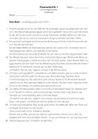 Vorschau - Klassenarbeiten - KL-Arbeit (KG-Analyse) "Das Brot" + Erwartungshorizont - Seite 1