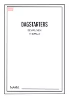 Voorbeeld - Dagstarters schrijven thema 3 (Hup en aap - karakter) - Voorblad