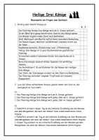 Vorschau - Stundenentwürfe - Sachtext "Heilige Drei Könige" - Textarbeit - Leseverstehen - Seite 2