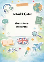 Vorschau - Arbeitsblätter - Read and Color Halloween - Deckblatt
