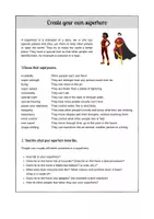 Vorschau - Unterrichtsreihen - Create your own Superhero: Creative Writing (English) - Seite 1