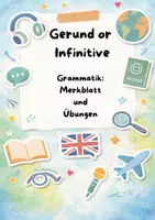 Vorschau - Arbeitsblätter - Gerund or Infinitive Übungen Englisch - Deckblatt
