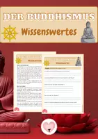 Vorschau - Arbeitsblätter - Buddhismus - Deckblatt