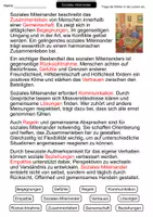 Vorschau - Arbeitsblätter - Soziales Miteinander | Lückentext | Ethik | Miteinander & Verantwortung - Seite 2