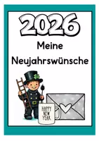 Vorschau - Arbeitsblätter - Wünsche zum Neujahr. Schreibplan, Karten und Tafelmaterial - Seite 3