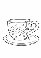 Vorschau - Mal- und Bastelvorlagen - Eine heiße Tasse Tee - Seite 3