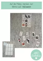 Vorschau - Spiele - Materialpaket Sport: Memo-Lauf (Halloween, Weihnachten, Neujahr, Fasching/ Karneval) - Seite 1