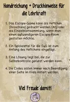 Vorschau - Arbeitsblätter - Mini Escape-Game in Heftform zu den römischen Ziffern - Seite 1