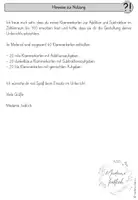 Vorschau - Spiele - Klammerkarten Mathe Kl. 2 - Addition und Subtraktion ZR 100 - Seite 1
