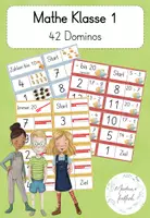 Vorschau - Stationenlernen - Dominos Mathe Klasse 1 - Deckblatt