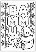Vorschau - Mal- und Bastelvorlagen - Pandabären Malvorlagen Ausmalbilder Poster kreative Pandabären Grundschule - Seite 2