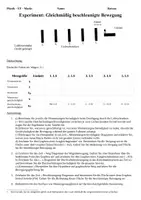 Vorschau - Arbeitsblätter - Kinematik der geradlinig gleichmäßig beschleunigten Bewegung (Bewegungsgleichung, Bewegungsdiagramme, CASSY) - Seite 3