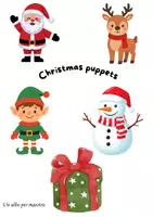 anteprima - Materiale di supporto/inclusione - 🇬🇧 Christmas puppets - Pagina 1