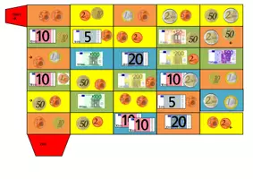 Vorschau - Spiele - Geldspiel - Rechnen mit Geldwerten - Deckblatt